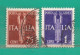 ITALIA 1930/32 YT A12, A12A, A14, A16 Y A15 Usados TT: Caballos Alados, Flechas - Airmail