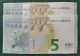 5 EURO PORTUGAL 2013 DRAGHI M006J2 MA CORRELATIVE ONLY FOUR NUMBERS SC FDS UNC. PERFECT - 5 Euro