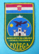 POŽEGA - Središte Za Obuku I Odgoj Vojnika ... Croatia Army Old Patch * Croatie Armee Kroatien Croazia Croacia - Ecussons Tissu