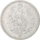 Empire Allemand, Wilhelm I, Mark, 1876, Hambourg, Argent, TB, KM:7 - 1 Mark