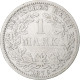 Empire Allemand, Wilhelm I, Mark, 1876, Hambourg, Argent, TB, KM:7 - 1 Mark