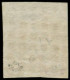 O FRANCE - Poste - 1, Oblitération Gros Points, Filet Droit Entamé, Signé Roumet: 10c. Bistre-jaune - 1849-1850 Ceres