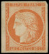 * FRANCE - Poste - 5, Belles Marges, Signé + Certificat Calves: 40c. Orange - 1849-1850 Ceres