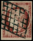 O FRANCE - Poste - 6, Filets Intactes, Signé Calves: 1f. Carmin - 1849-1850 Cérès