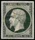 (*) FRANCE - Poste - 13A, Essai En Noir Sur Blanc, Type I: 10c. Empire - 1853-1860 Napoléon III.