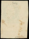 O FRANCE - Poste - 14Ai, Type I, 2 Filets D'encadrement Dont 1 Touché, Obl PC 1768, Cdf: 20c. Bleu - 1853-1860 Napoléon III