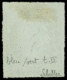 O FRANCE - Poste - 14Ba, Oblitéré PC 1727, Signé Scheller: 20c. Bleu Sur Vert - 1853-1860 Napoléon III.