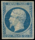 * FRANCE - Poste - 15, Bel Exemplaire, Signé + Certificat Calves: 25c. Bleu - 1853-1860 Napoléon III