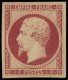 * FRANCE - Poste - 18, Réparé En Haut: 1f. Carmin - 1853-1860 Napoléon III