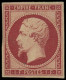 * FRANCE - Poste - 18d, Réimpression De 1862, Un Grain Dans Le Papier: 1f. Carmin - 1853-1860 Napoleon III