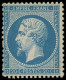 * FRANCE - Poste - 22, Signé Scheller: 20c. Bleu - 1862 Napoleon III