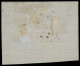 O FRANCE - Poste - 48, Obl FRANCIA/VIA DI MARE Sur Fragment: 40c. Orange - 1870 Bordeaux Printing