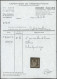 O FRANCE - Poste - 84, Signé + Certificat Calves (1 Dent Légèrement Courte En Bas): 1c. Bleu De Prusse - 1876-1898 Sage (Type II)