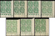 ** FRANCE - Poste - 111, 7 Blocs De 4 Cd Différents, Entre 1925/1932: 5c. Blanc - Unused Stamps