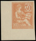 ** FRANCE - Poste - 115, Essai De Couleur, Non Dentelé En Orange: 30c. Mouchon (Spink) - Neufs