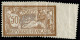 * FRANCE - Poste - 120, Dentelé 3 Cotés, Plis Verticaux, Bdf (certificat): 50c. Merson (Spink) - Unused Stamps