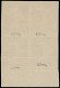 (*) FRANCE - Poste - 134b, Bloc De 4, Type I, Non Dentelé, Bdf, Signé Brun (2 Exemplaires Pli Horizontal): 10c. Semeuse  - Unused Stamps