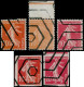 (*) FRANCE - Poste - 138, Série De 5 Timbres Dentelés Ou Non Dentelés, Couleurs Diverses, Para Oblitérés Hexagones - Unused Stamps