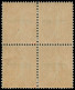 ** FRANCE - Cours D'Instruction - 203-CI 1, Bloc De 4 "spécimen": 80c. Semeuse Lignée - Instructional Courses