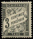 ** FRANCE - Taxe - 12, Très Beau: 3c. Noir - 1859-1959 Neufs