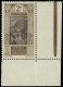 ** GUINEE - Poste - 64a, Double Impression Du Centre, Signé Scheller, Cdf: 2c. Brun Et Brun-lilas - Unused Stamps