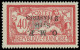 * SYRIE - Poste - 68d, Surcharge Renversée: 2pi. Sur 40c. Rouge Et Bleu - Unused Stamps