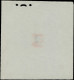 EPA YUNNANFOU - Poste - Non émis (1922), Petite Surcharge Rouge Sur Indochine Yvert 103, épreuve D'atelier En Orange & N - Other & Unclassified