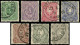 O ALLEMAGNE EMPIRE - Poste - 30/35A, Complet 7 Valeurs: Pfennige - Used Stamps