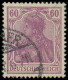 O ALLEMAGNE EMPIRE - Poste - 90, "braun Purpur", Signé (Michel 92IIc) - Used Stamps