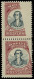 * BOLIVIE - Poste - 88, Paire Verticale, 1 Ex Impression Partielle (ex. Du Haut **): 10c. Bétanzos - Bolivie