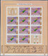 Delcampe - ** COOK - Poste - 186/91, 6 Feuillets De 10 + 2 Vignettes, Avec Frise Inférieure: Jeux Olympiques De Mexico 68, Cycle - Cook Islands