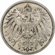 Empire Allemand, Wilhelm II, Mark, 1907, Stuttgart, Argent, TTB, KM:14 - 1 Mark