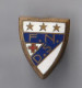 PIN'S BOUTON VESTE  THEME MEDICAL FNDS FONDS NATIONAL POUR LA DEMOCRATIE SANITAIRE LA COIX ROUGE  3 ETOILES - Medizin