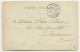 SEMEUSE 10C LIGNEE  PERFORE AU RECTO CARTE  PARIS 1906 - Storia Postale