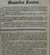 1836 LE PILOTE DU CALVADOS - REVISION DES LISTES ELECTORALES - GARIBALDI - DISSOLUTION DE LA CHAMBRE DES DEPUTES - 1800 - 1849