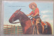 USA FAR WEST COWGIRL COWBOY RANCH CATTLE KARTE CARD POSTCARD CARTOLINA CARTE POSTALE POSTKARTE ANSICHTSKARTE - Long Beach