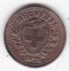 Suisse 1 Rappen 1925 B, En Bronze , KM# 3 - 1 Rappen