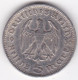 5 Reichsmark 1936 G Karlsruhe, Position A , Paul Von Hindenburg, En Argent - 5 Reichsmark
