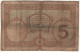 NEW CALEDONIA   5  Francs  P36a   "Noumea  ND 1926  Helmeted Woman At Left " - Other - Oceania