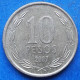 CHILE - 10 Pesos 2007 KM# 228.2 Monetary Reform (1975) - Edelweiss Coins - Chili