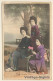 Japan: 3 Geishas In Traditional Kimonos (Vintage PC 1912) - Asia