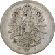 Empire Allemand, Wilhelm I, Mark, 1875, Stuttgart, Argent, TB, KM:7 - 1 Mark