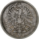 Empire Allemand, Wilhelm I, Mark, 1875, Hambourg, Argent, TB+, KM:7 - 1 Mark