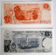 ARGENTINA - 1 PESO (1970-73) P 287, 5 PESOS (1974-76) P 294  UNC - BANKNOTES - PAPER MONEY - CARTAMONETA - - Argentinien