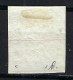 SUISSE Ca.1856-57: Le ZNr. 23Cc, 4 Marges Obl. "grille à 9 Barres" Signé Weidt Forte Cote - Used Stamps