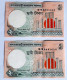 BANGLADESH - 2 TAKA - P 6 C  (2007) - 2 PCS - UNC - BANKNOTES - PAPER MONEY - CARTAMONETA - - Bangladesh