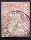 SUISSE Ca.1857-62: Le ZNr. 24G, 4 Marges, B Obl. CAD "Bremgarten" Signé Weidt - Used Stamps