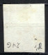 SUISSE Ca.1857-62: Le ZNr. 24G, 4 Marges, B Obl. CAD "Bremgarten" Signé Weidt - Usati