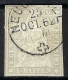 SUISSE Ca.1857-62: Le ZNr. 21G, 3-4 Marges, B Obl. CAD "Neuchâtel", Forte Cote - Usati