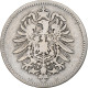 Empire Allemand, Wilhelm I, Mark, 1874, Darmstadt, Argent, TB+, KM:7 - 1 Mark
